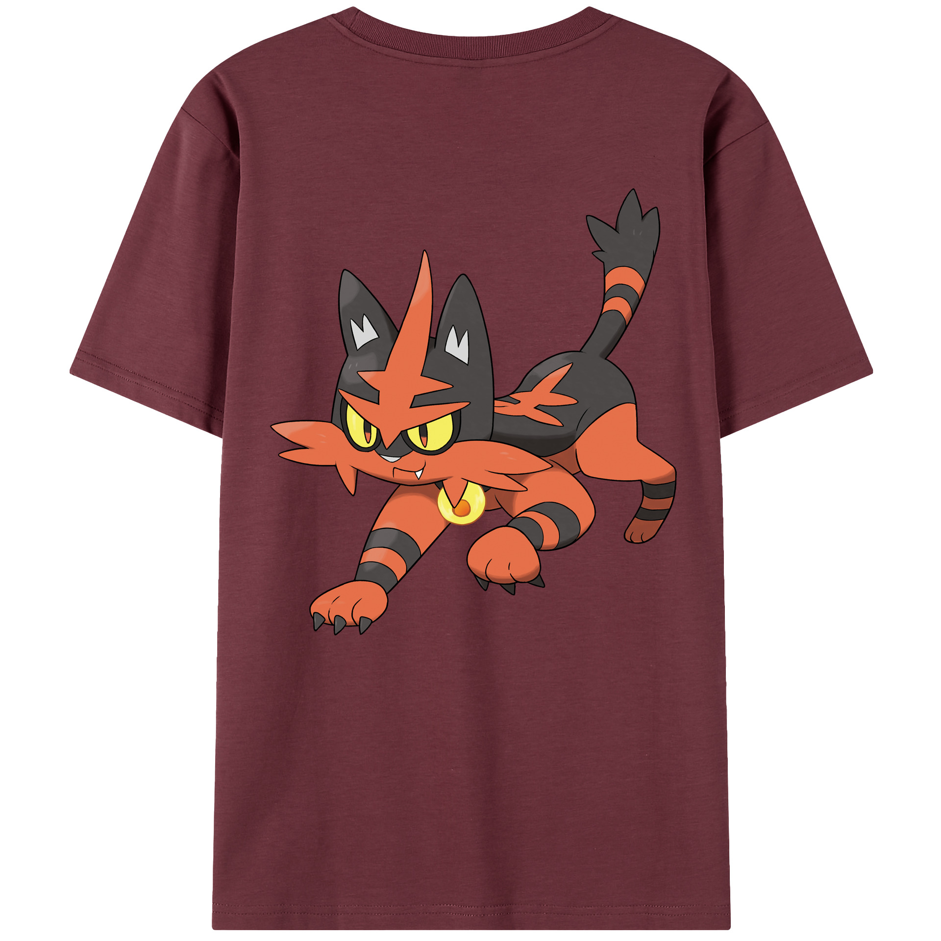 （画像用） ポケットモンスター Pokémon 綿100％半袖Tシャツ（背面プリント）